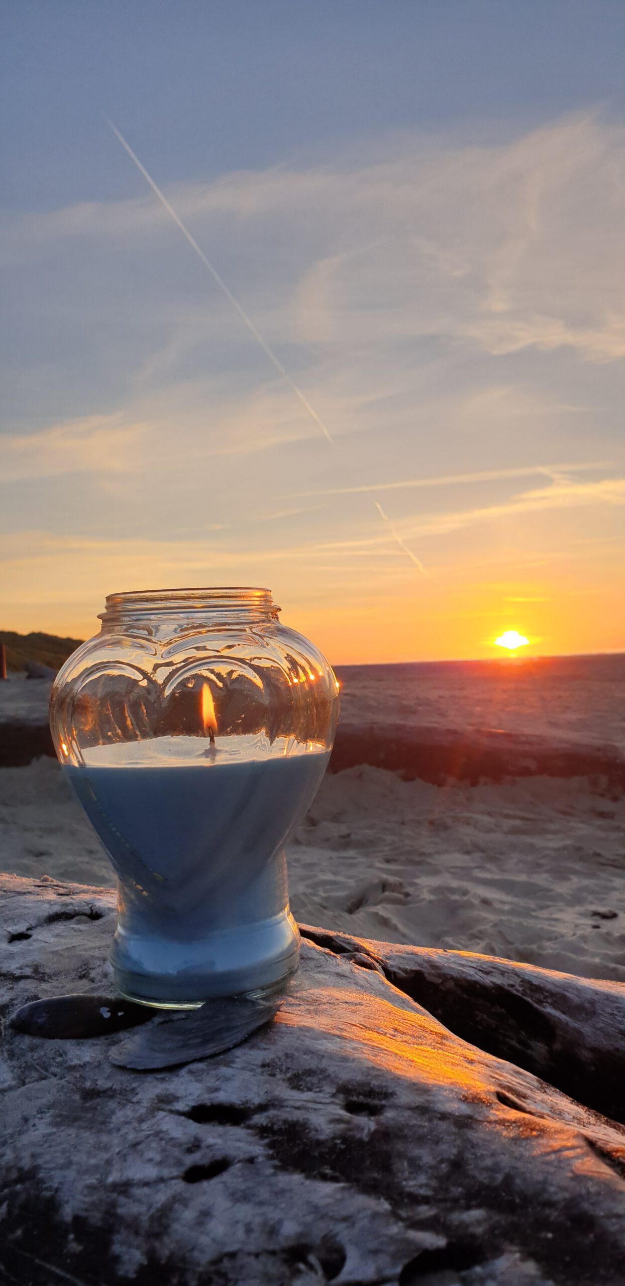 gekleurde grafkaars ca 80 uur